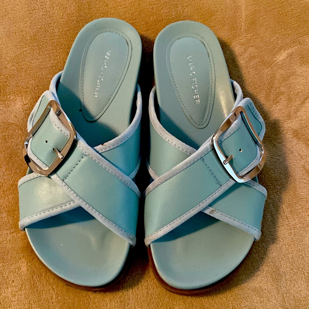Marc Fisher slip on sandals 8.5